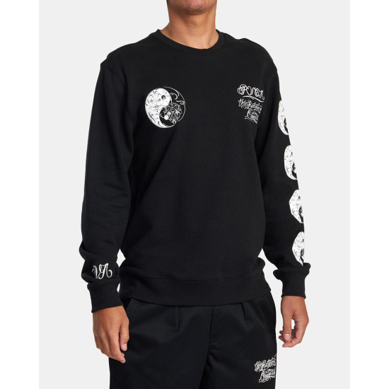 RVCA Ανδρικό φούτερ Mister Cartoon - Sweatshirt For Men
